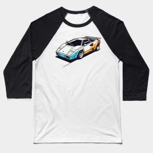 Lamborghini Countach Baseball T-Shirt